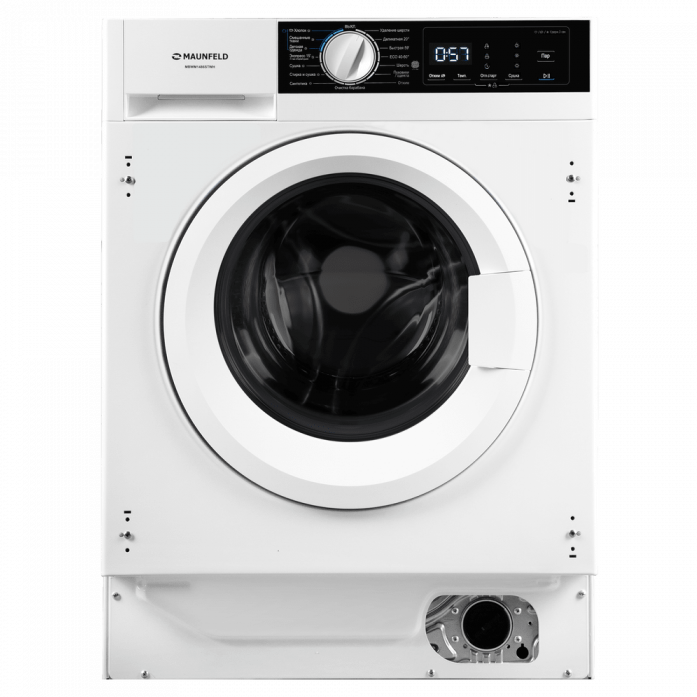 Встраиваемая стиральная машина с сушкой и паром Maunfeld MBWM1486STWH
