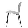 Стул Wave серый с черными ножками в магазине «На диване» в Ханты-Мансийске  — Выгодная цена